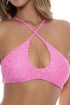 Luli Fama Brilla Multiway Keyhole Cross Neck Top